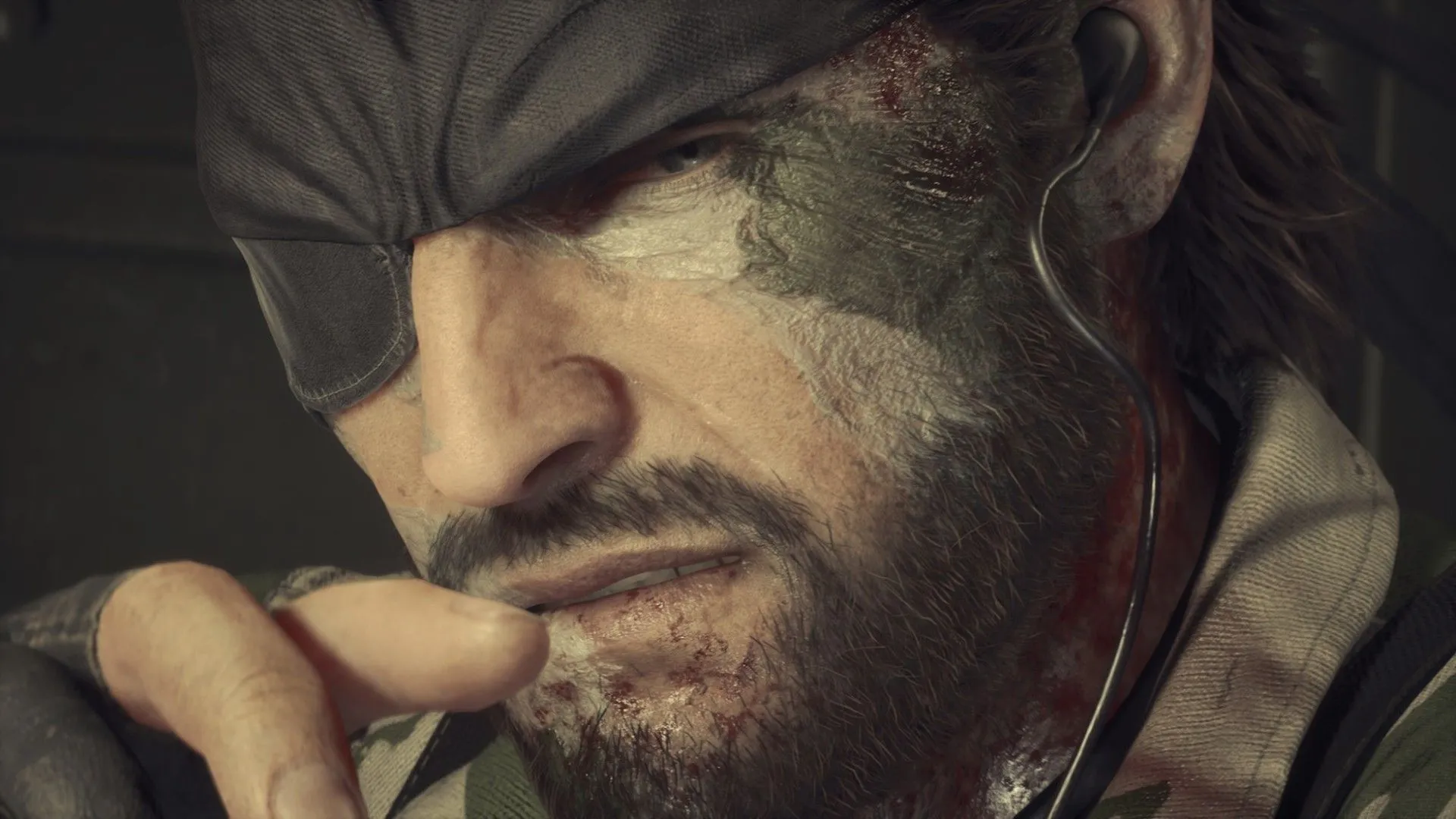 Naked Snake (Big Boss) trong một phân cảnh hành động của Metal Gear Solid Delta