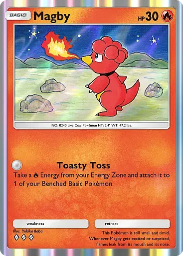 Thẻ Pokemon TCG Pocket Wisdom of Sea and Sky Magby