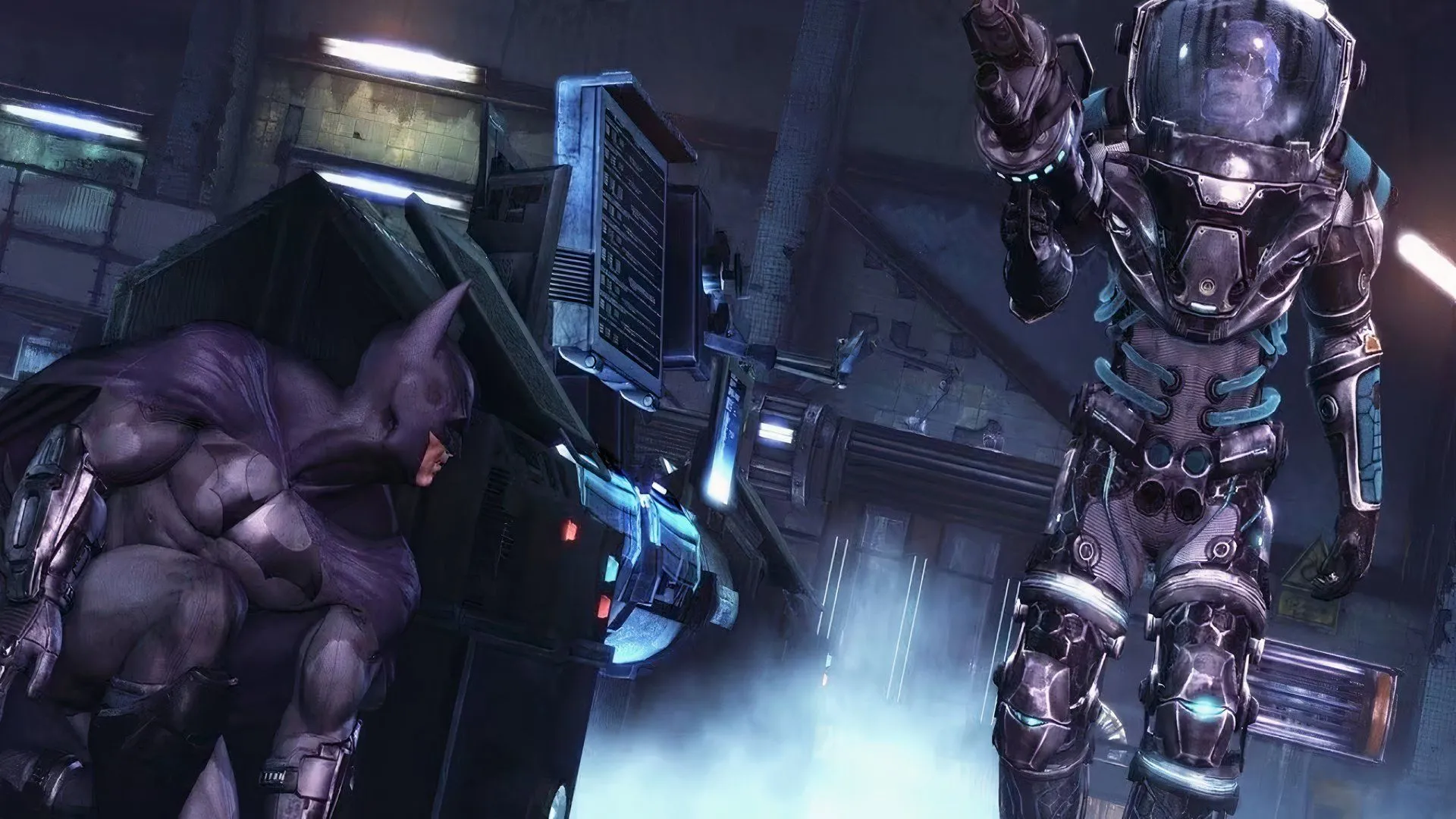 Trận đấu căng thẳng giữa Batman và Mr. Freeze trong Batman: Arkham City, nơi Người Dơi phải sử dụng trí tuệ để đối phó kẻ thù.