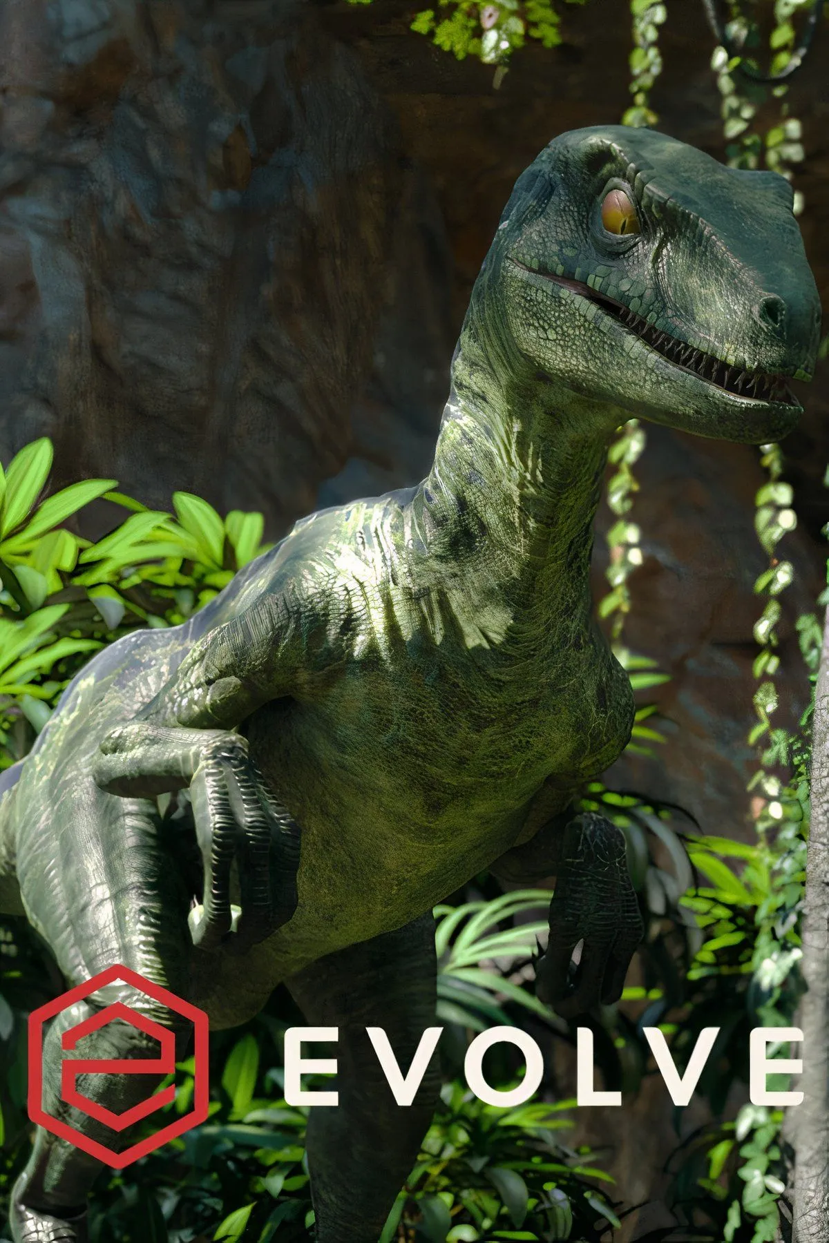 Ảnh bìa Evolve nhấn mạnh các skin và monster bị khóa bởi DLC và pre-order