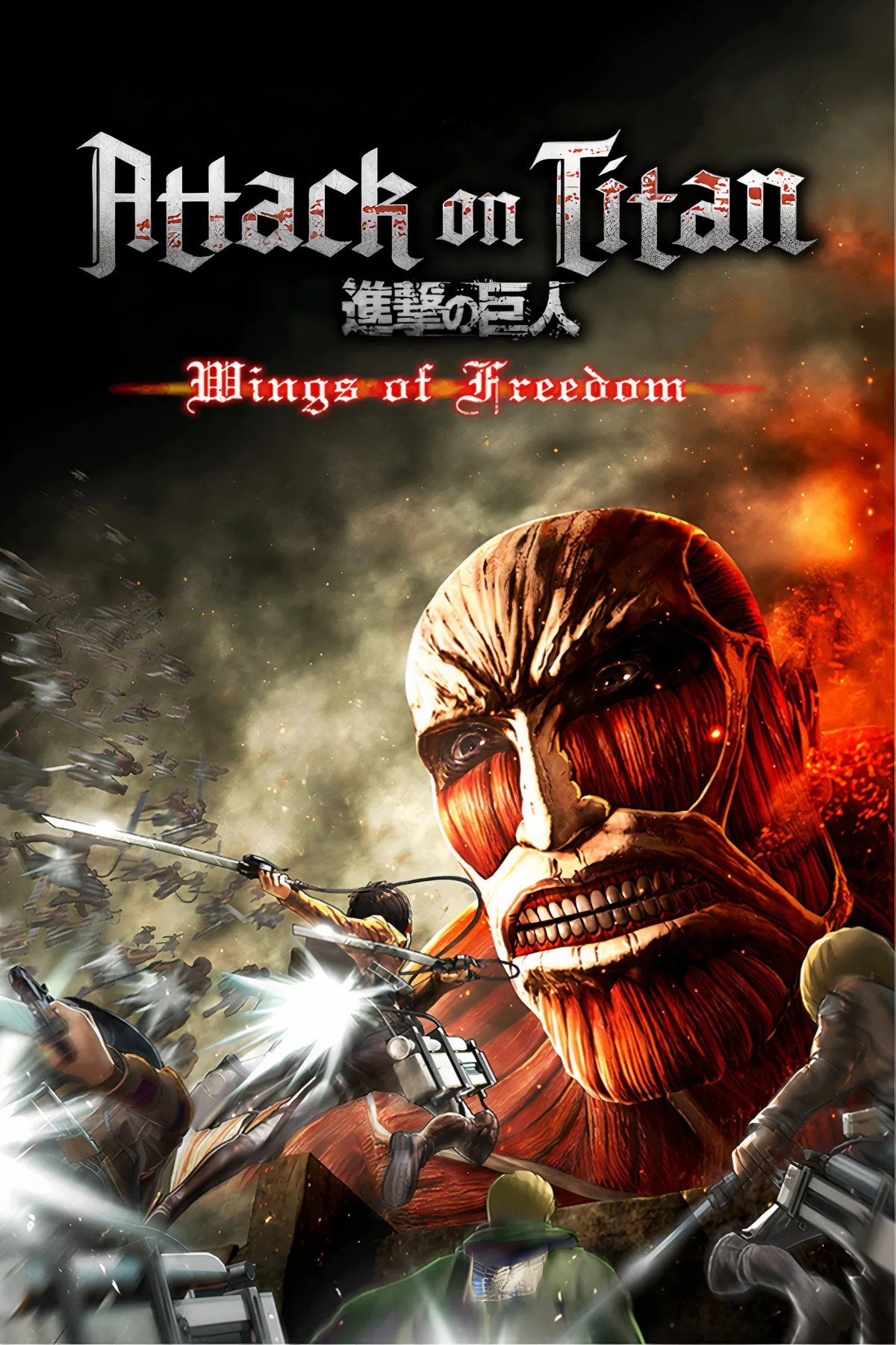 Attack on Titan nhân vật dùng ODM Gear lao qua không trung, di chuyển như Spider-Man phiên bản anime