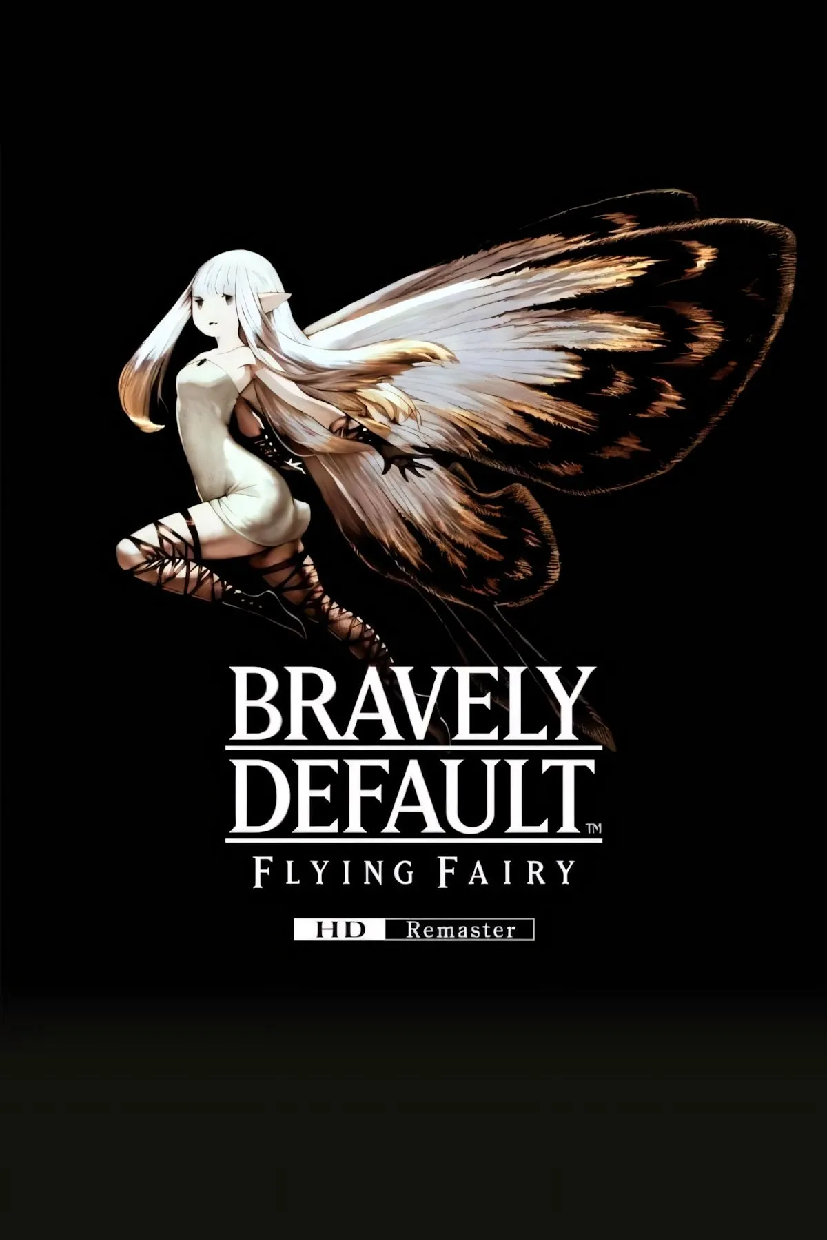 Bìa Bravely Default Flying Fairy HD Remaster trên Switch 2, ảnh nhân vật và phong cách JRPG cổ điển được làm mới