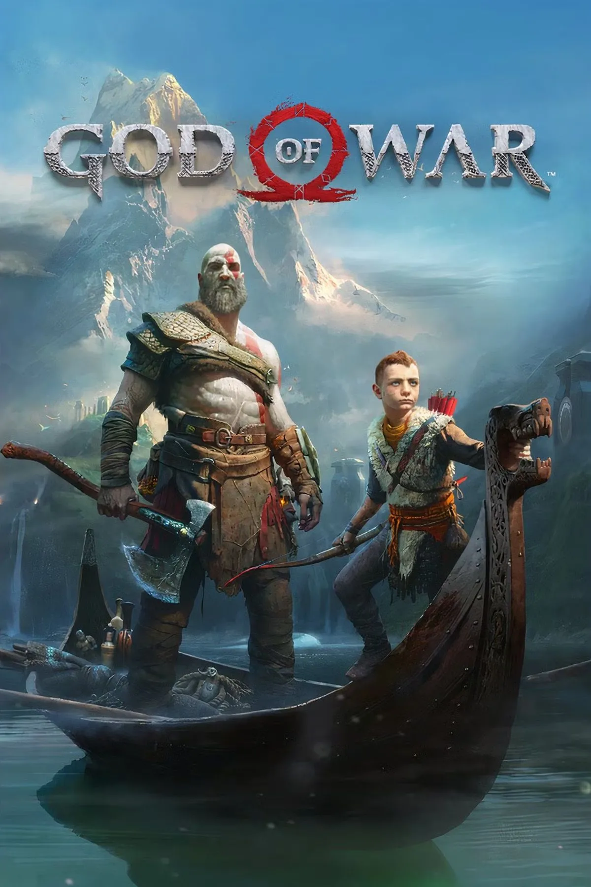 Bìa God of War – biểu tượng Kratos và franchise, ám chỉ triển vọng dự án mới của Santa Monica