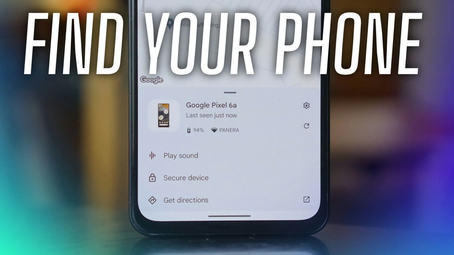 Biểu tượng hướng dẫn tìm thiết bị Android bị mất, mô tả tính năng Mark as lost