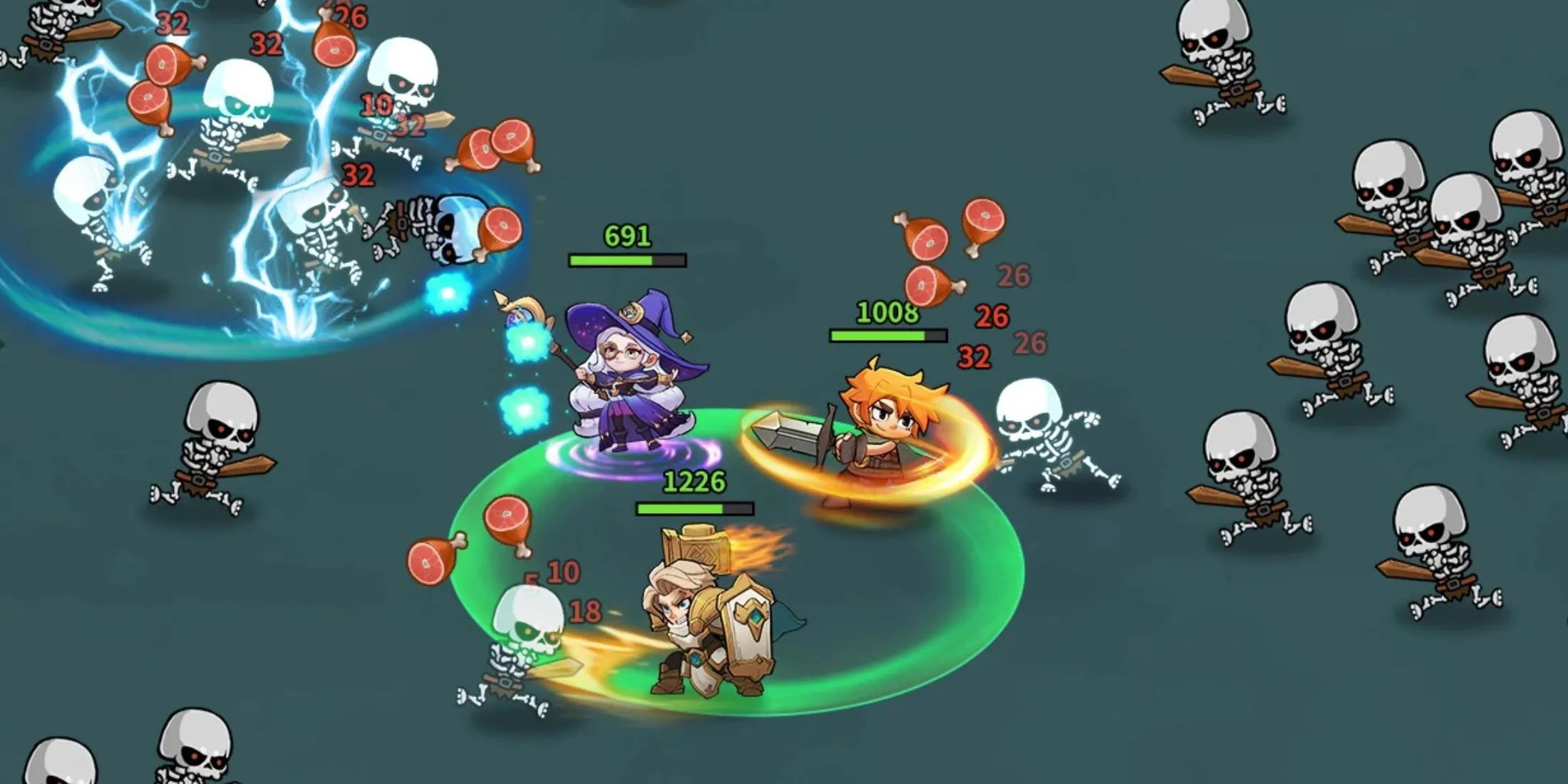 Các nhân vật Top Heroes quảng bá sự kiện mã thưởng