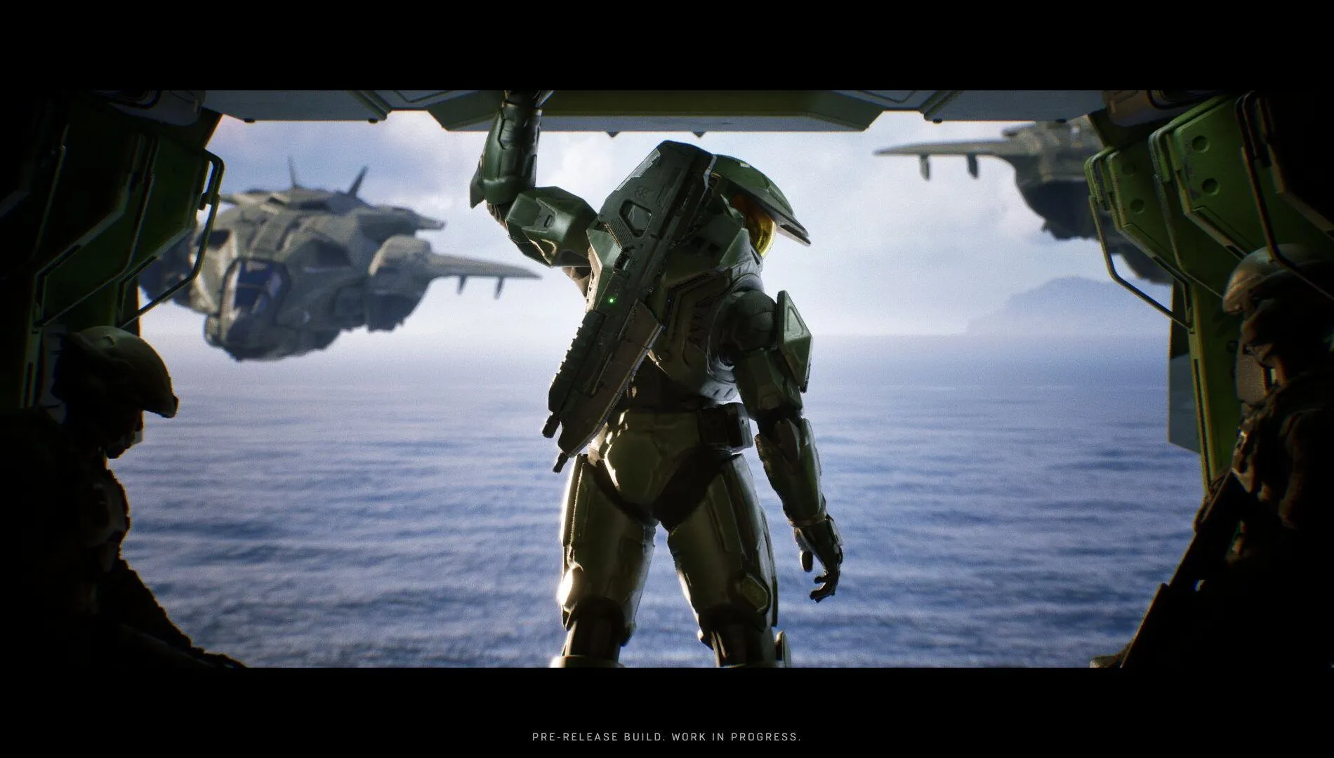 Cảnh cinematic Halo Campaign Evolved, Master Chief trong tạo hình làm mới Unreal Engine 5 với đồ họa 4K
