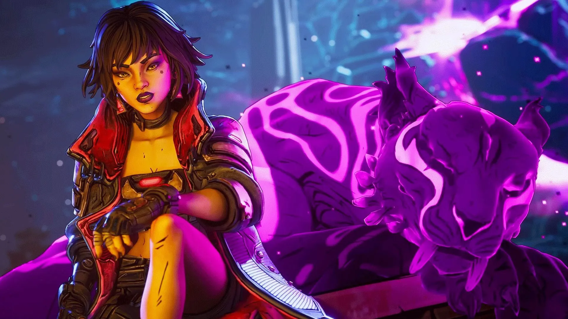 Cảnh nhân vật sử dụng Crit Knife trong Borderlands 4, biểu tượng nerf và cộng đồng phản ứng