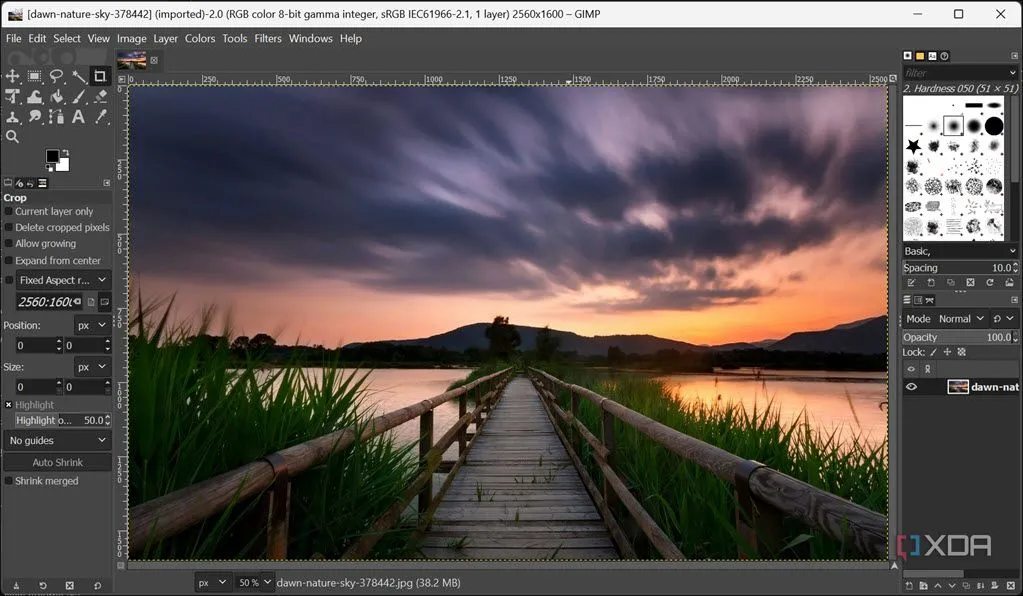 Chỉnh sửa ảnh bằng GIMP Portable trên USB: ví dụ resize và blur ảnh chụp màn hình