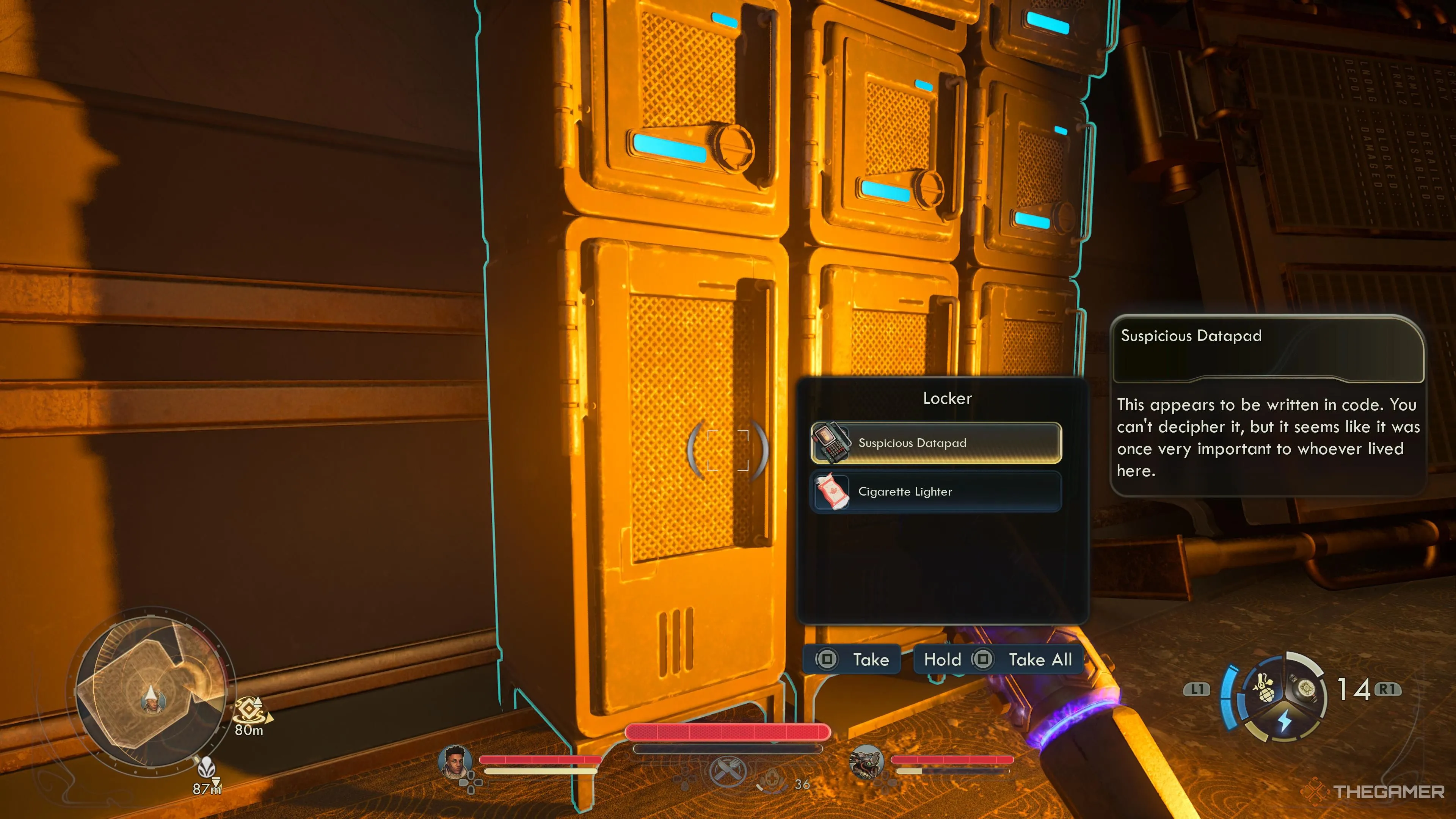 Datapad khả nghi trong The Outer Worlds 2