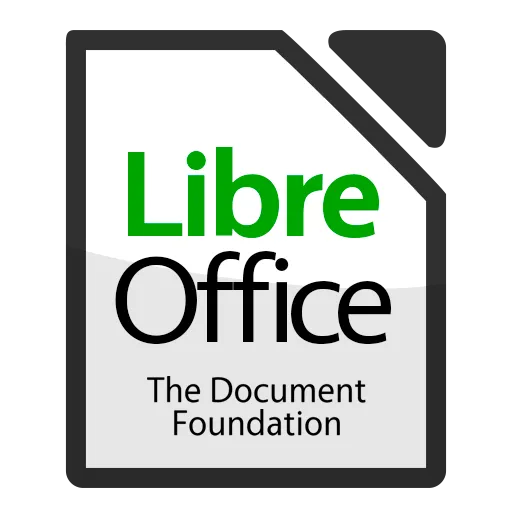 Giao diện logo LibreOffice và mô tả bộ công cụ văn phòng miễn phí