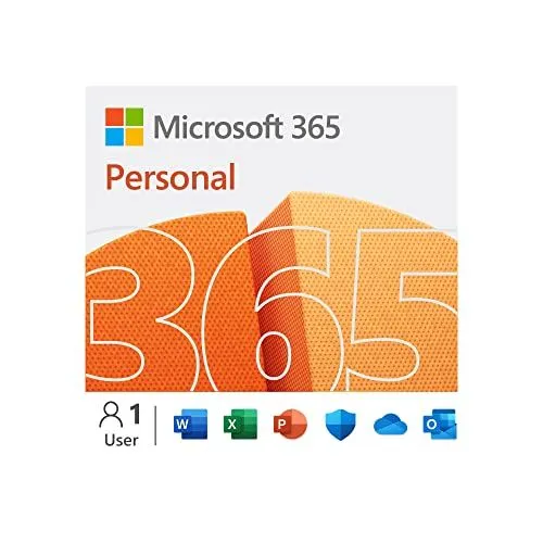 Gói Microsoft 365 Personal, biểu thị quyền truy cập Excel và các app liên quan.