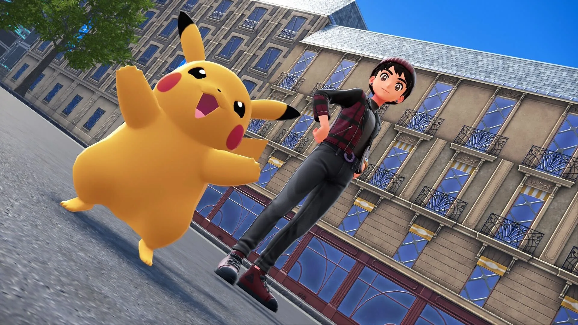 Hệ thống farm EXP và giao tranh trong Pokemon Legends: Z-A, thể hiện gameplay hành động theo thời gian thực