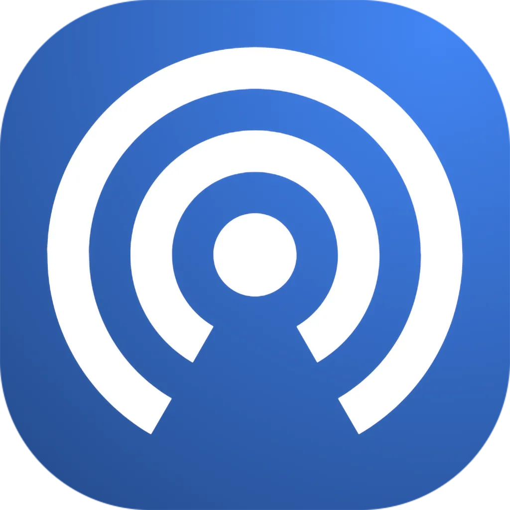 Logo Pairdrop đơn giản, biểu tượng cho truyền file local giữa các thiết bị bằng trình duyệt