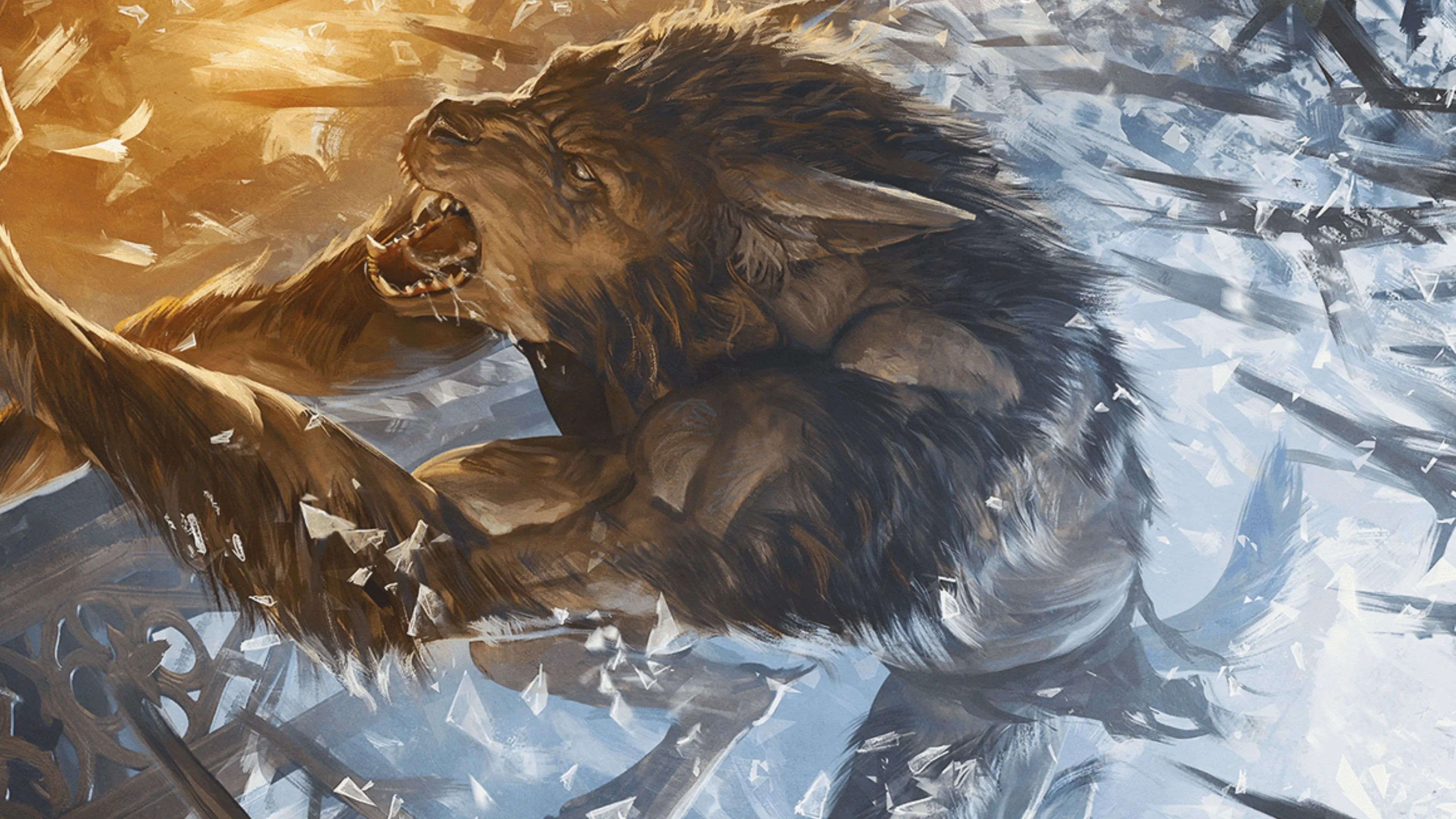 Lycanthrope (werewolf) với khả năng shapeshift và lây nhiễm lycanthropy trong D&D