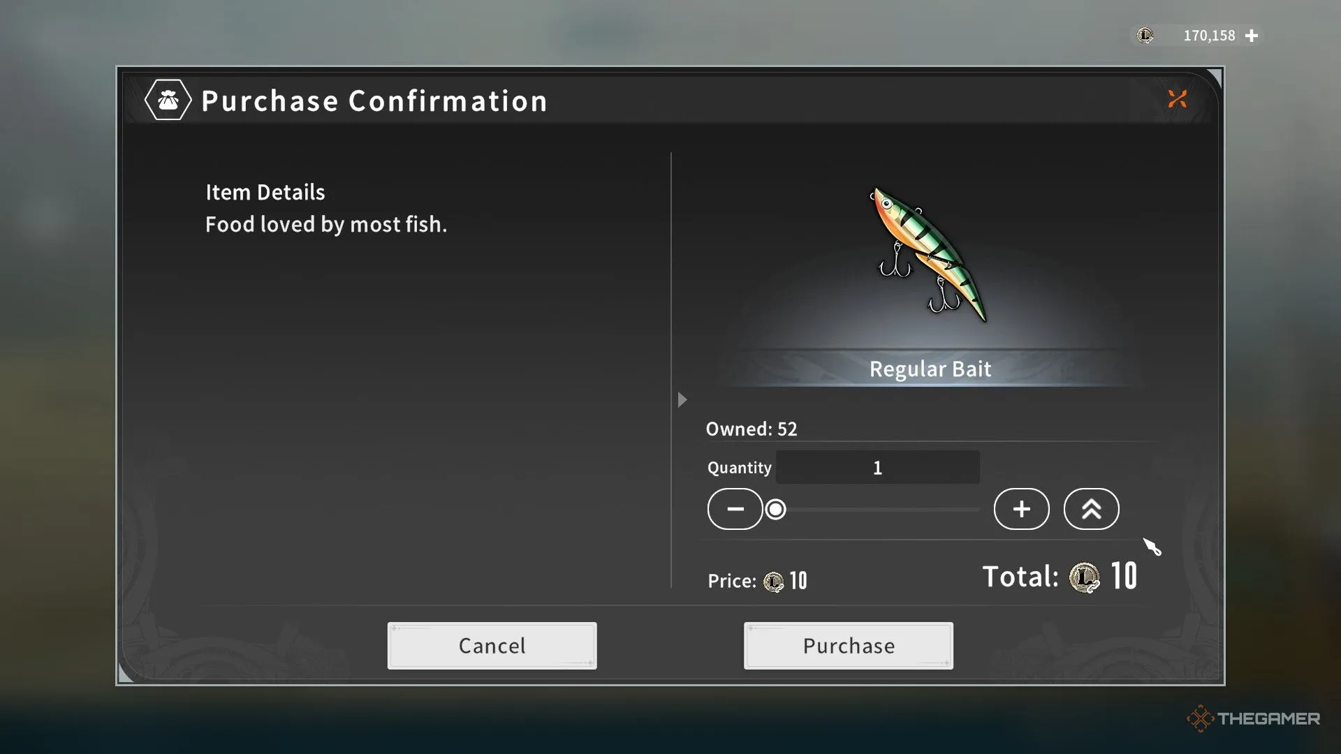 Mua mồi thường tại Fishing Store để bắt đầu hành trình câu cá trong Asterleeds