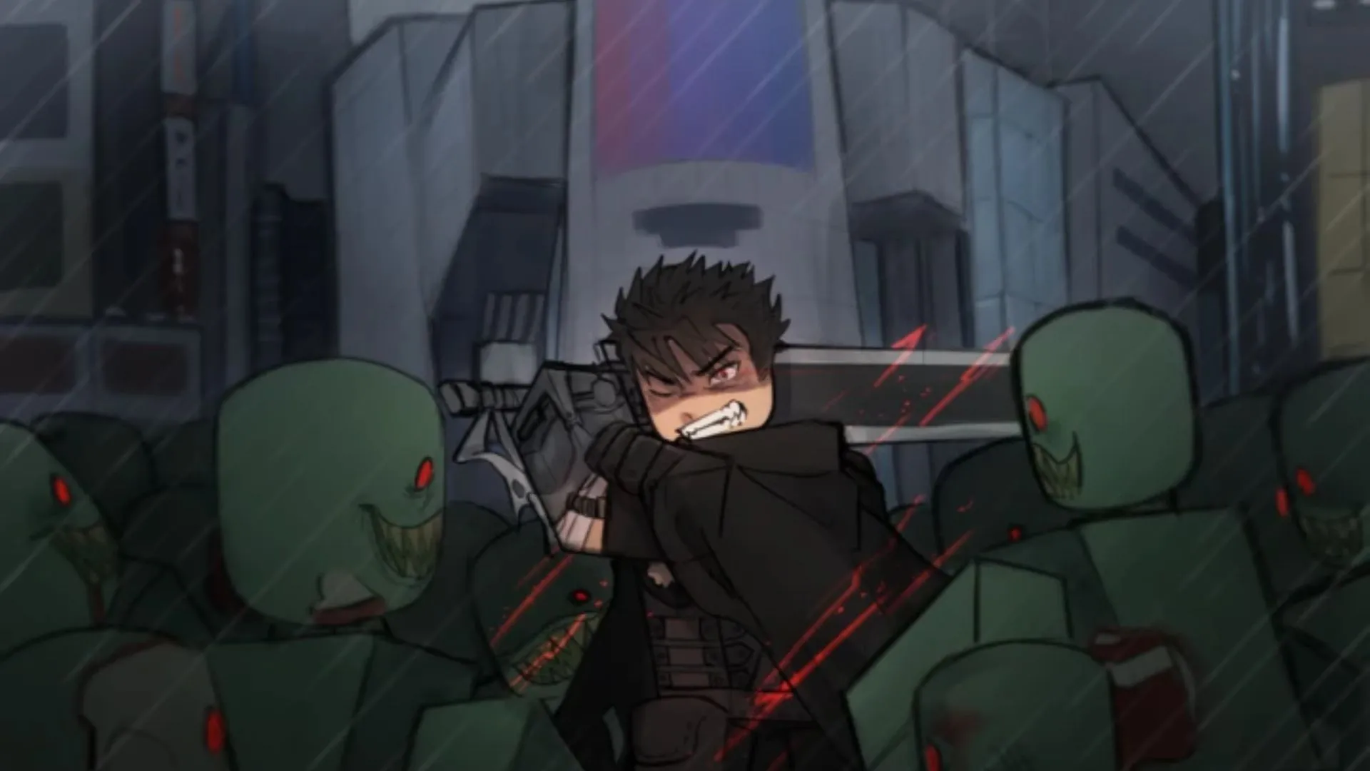 Nhân vật Blade X Zombies chuẩn bị chiến đấu — cách nhận code mới