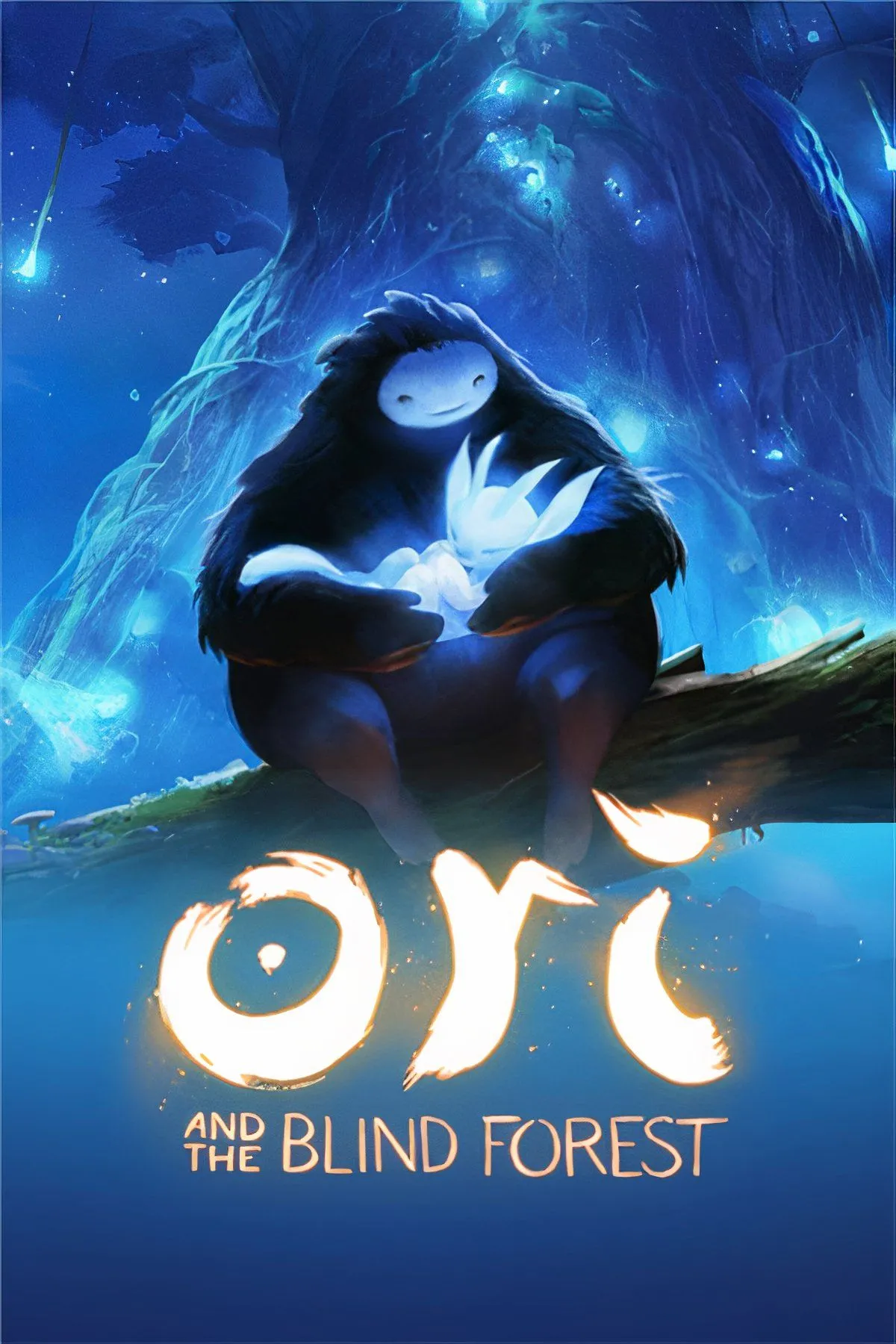 Ori and the Blind Forest: artwork game platform với màu sắc tươi, cảnh thiên nhiên thơ mộng và nhân vật Ori nhỏ giữa khung cảnh