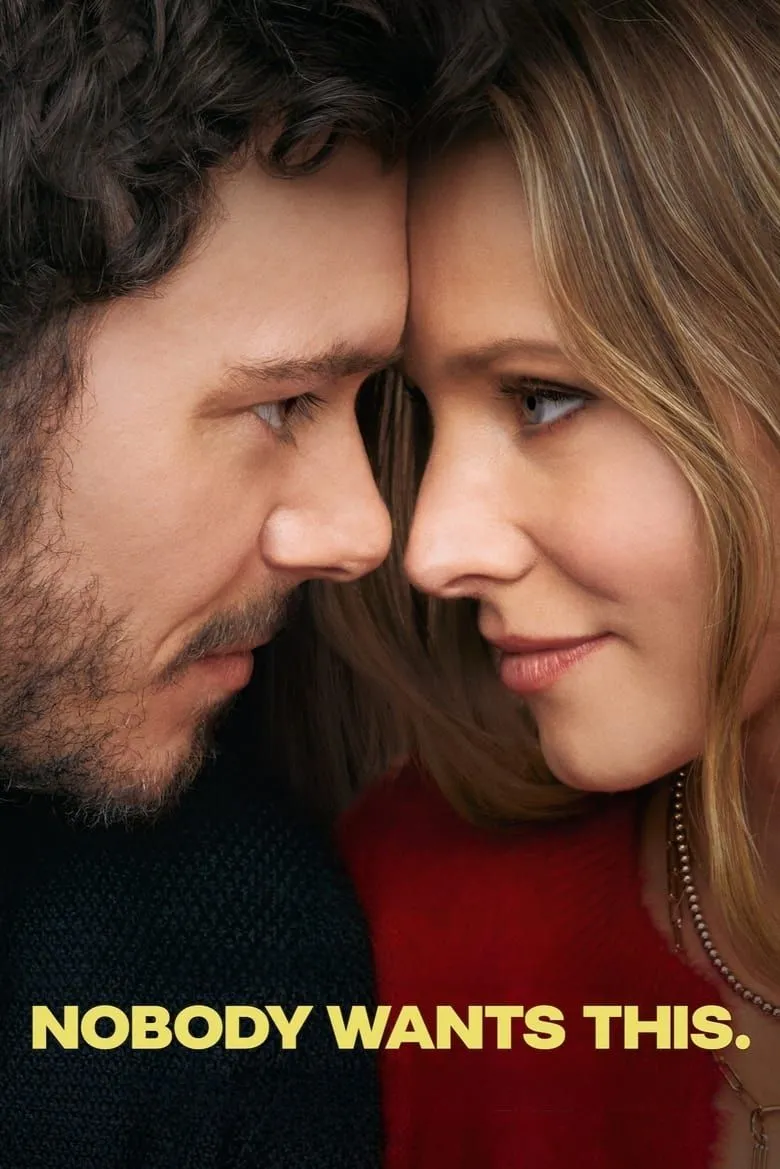 Poster Nobody Wants This mùa 2 với Kristen Bell và tông màu poster hài hước