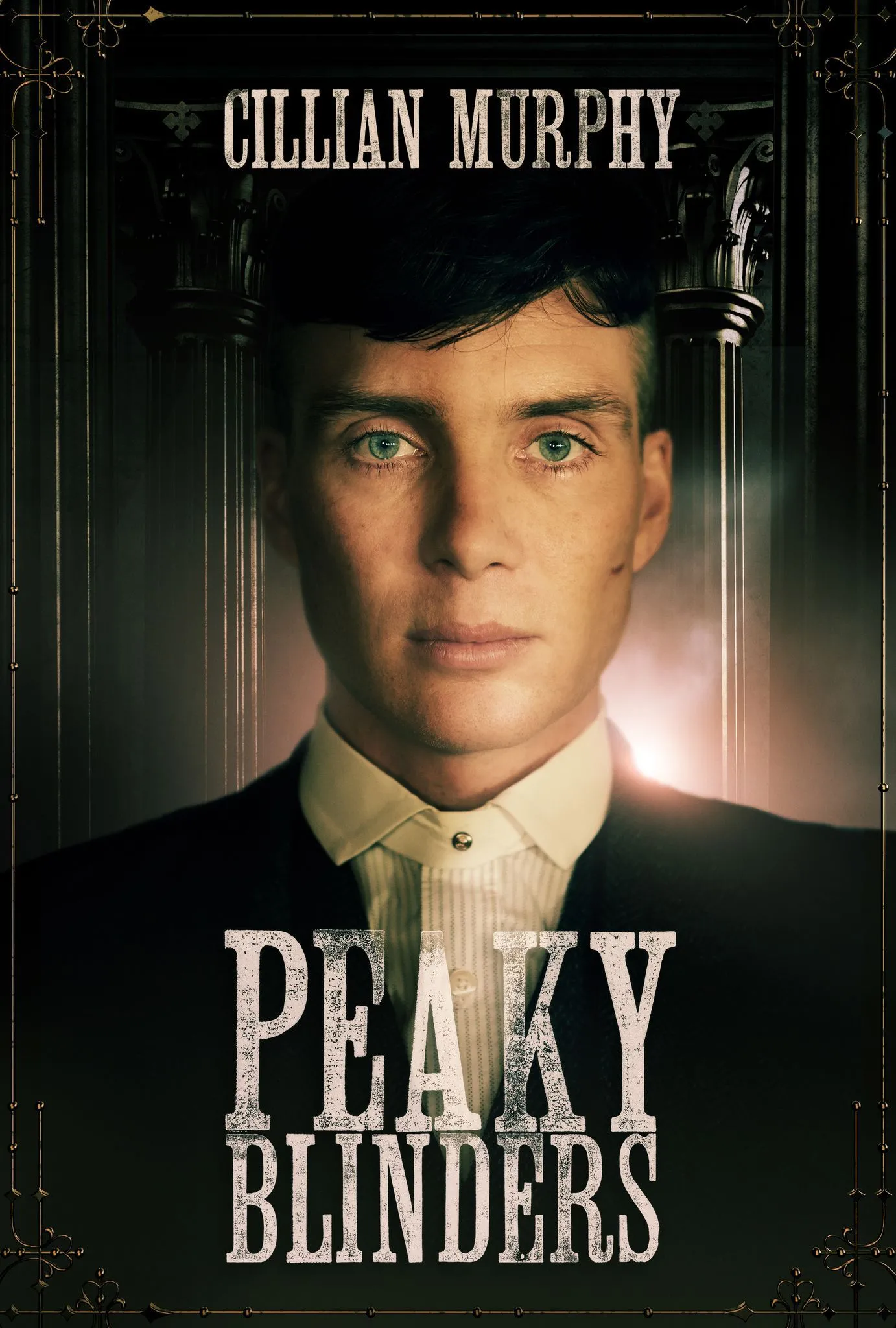Poster Peaky Blinders: Tommy Shelby đội mũ phớt, phong cách thời sau Thế chiến I