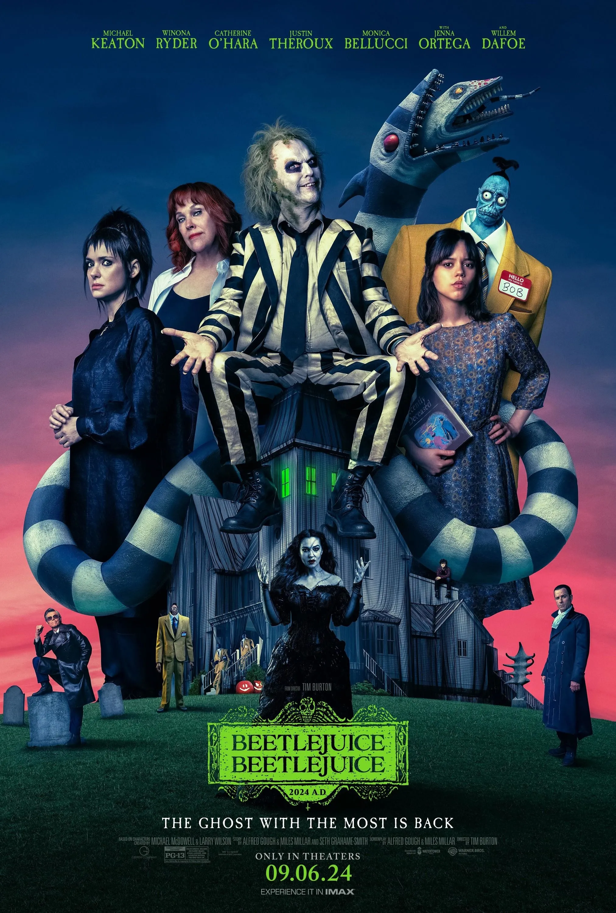 Poster phim Beetlejuice Beetlejuice với Michael Keaton và Jenna Ortega, rời Netflix 6/11/2025