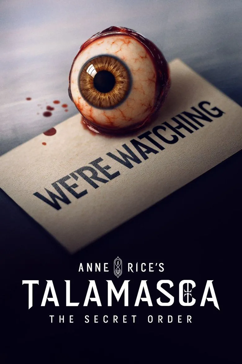 Poster Talamasca: The Secret Order với hình nhân vật chính bị cuốn vào thế giới siêu nhiên