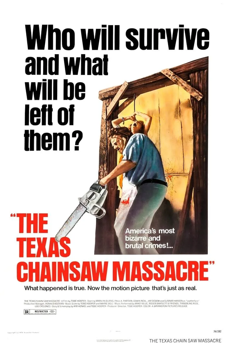 Poster The Texas Chain Saw Massacre - Leatherface và ảnh hưởng từ Ed Gein