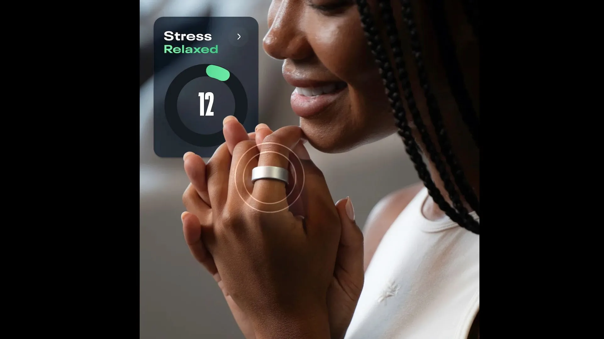 Reebok Smart Ring đo stress và thân nhiệt — xuất hiện tại huấn luyện viên F45 Training trong chương trình đối tác