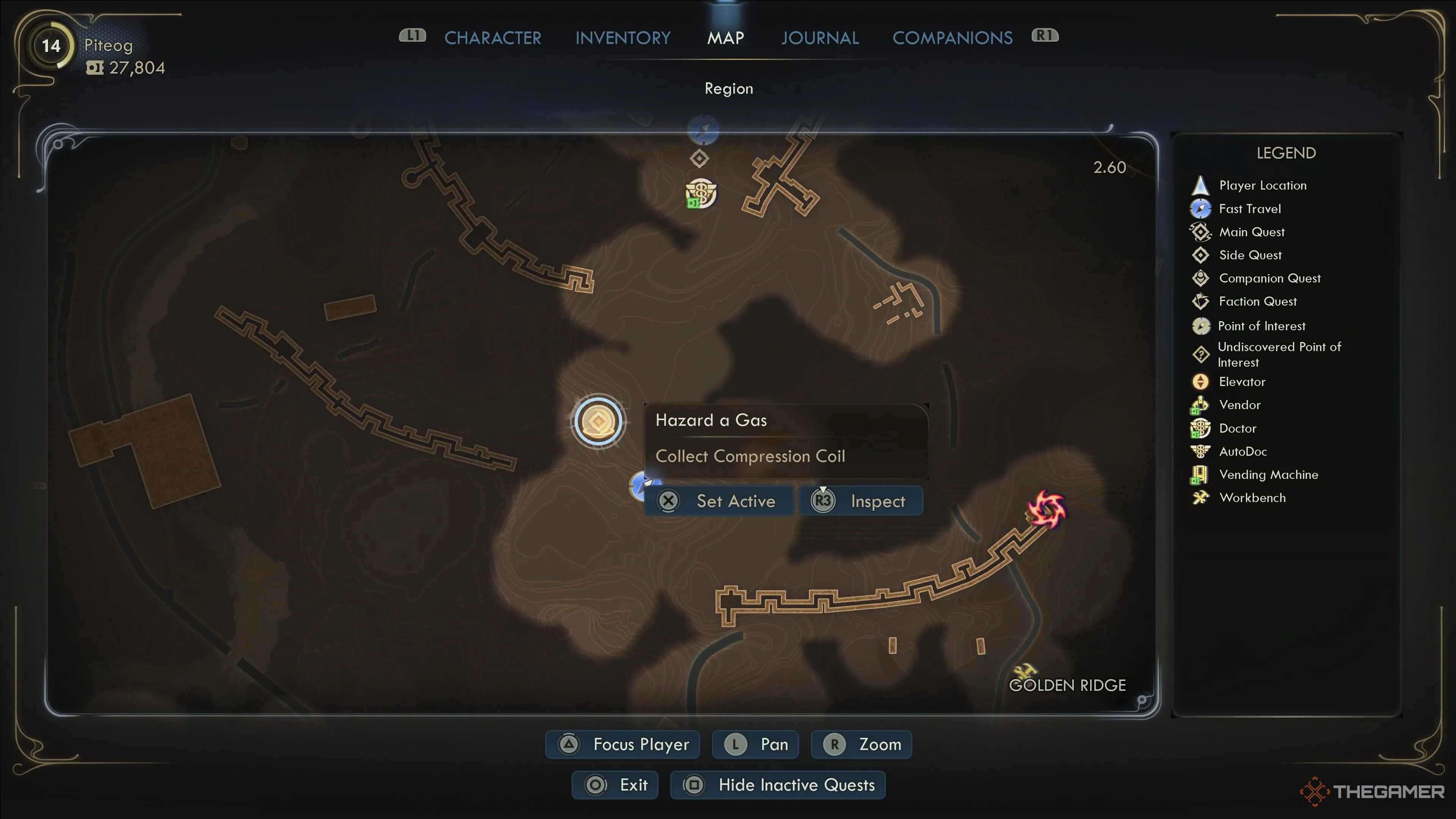 The Outer Worlds 2 AutoDoc Compression coil location #6 map.