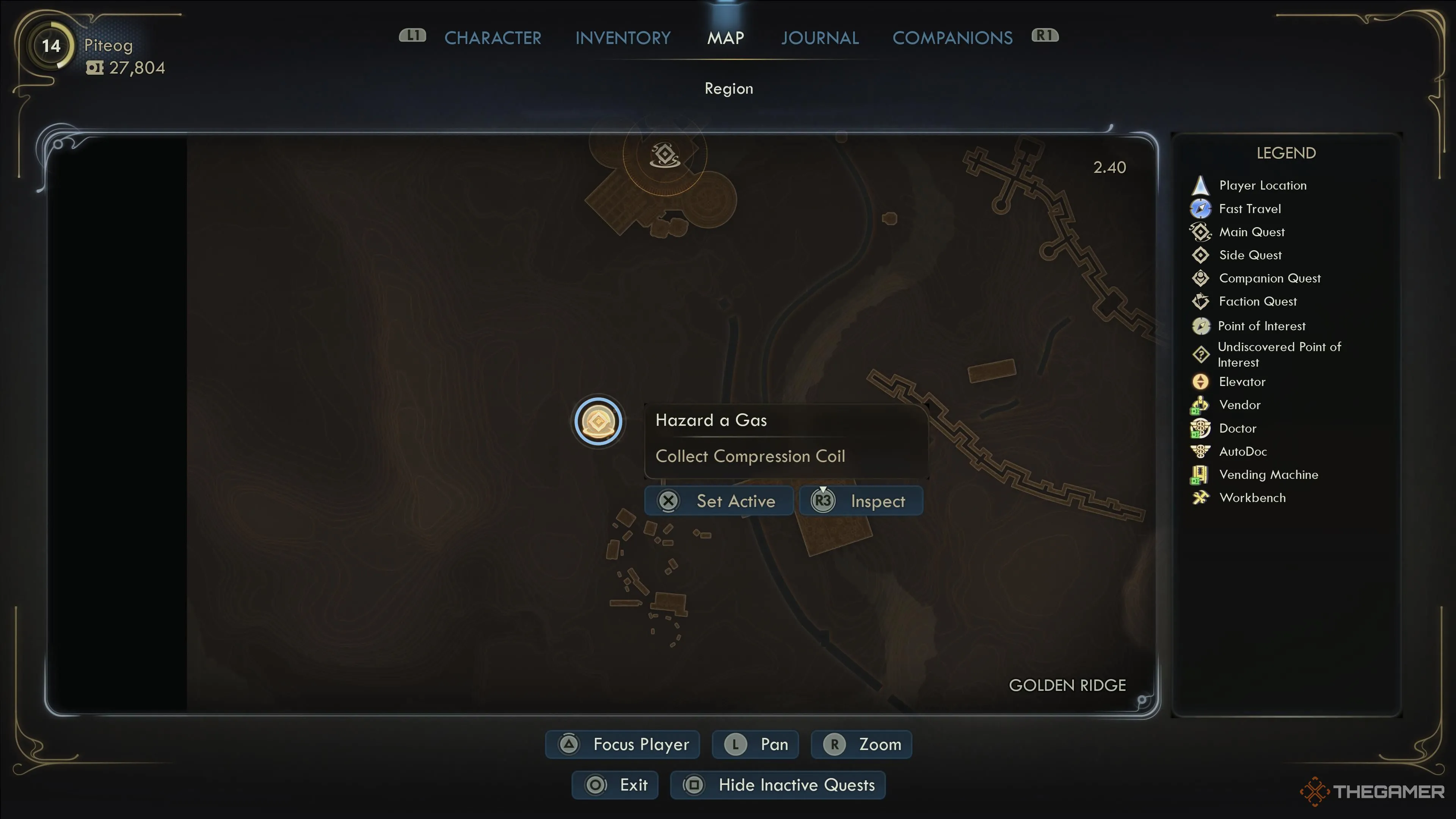 The Outer Worlds 2 AutoDoc Compression coil location #7 map.