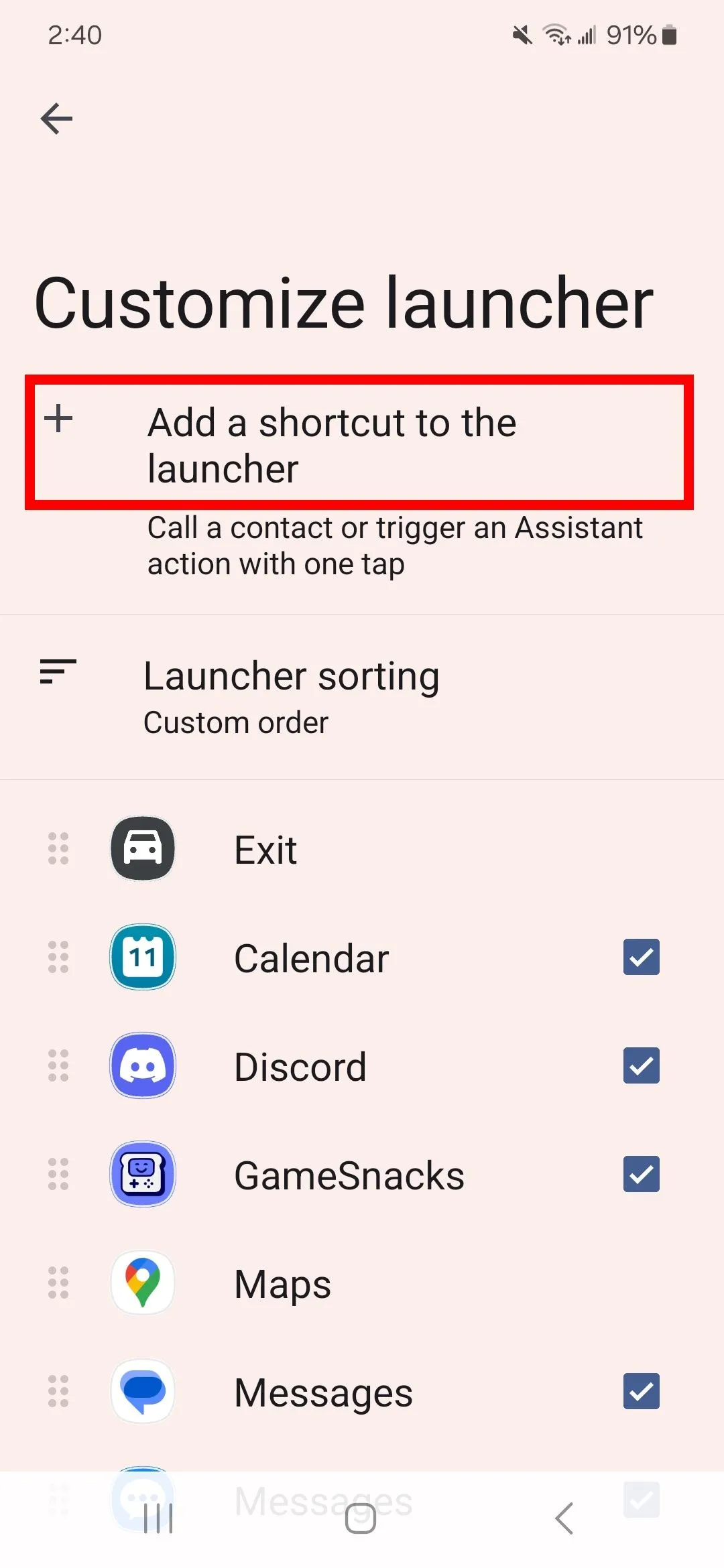 Tùy chỉnh launcher trong Android Auto, hướng dẫn tạo shortcut và sắp xếp ứng dụng theo thói quen dùng