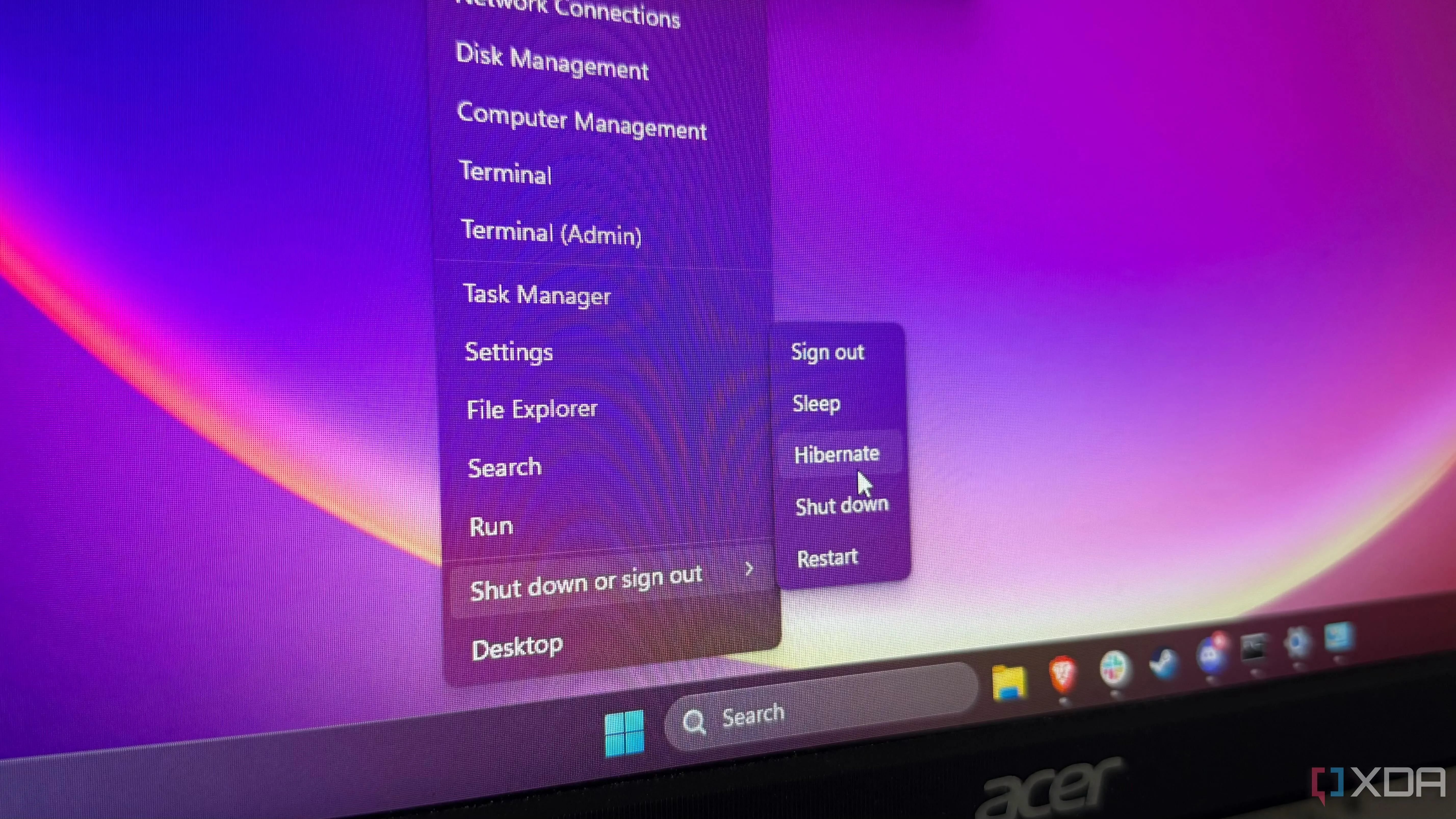 Tùy chọn nguồn và chế độ ngủ của Windows 11 hiển thị các cấu hình power trong Settings