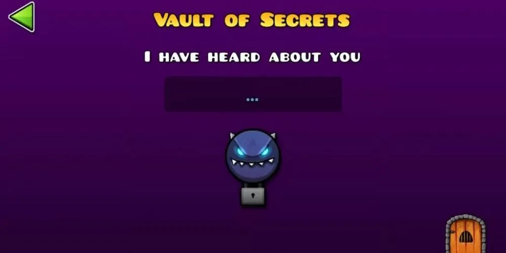 Vault of Secrets Geometry Dash với các icon và màu sắc unlock được từ mã bí mật