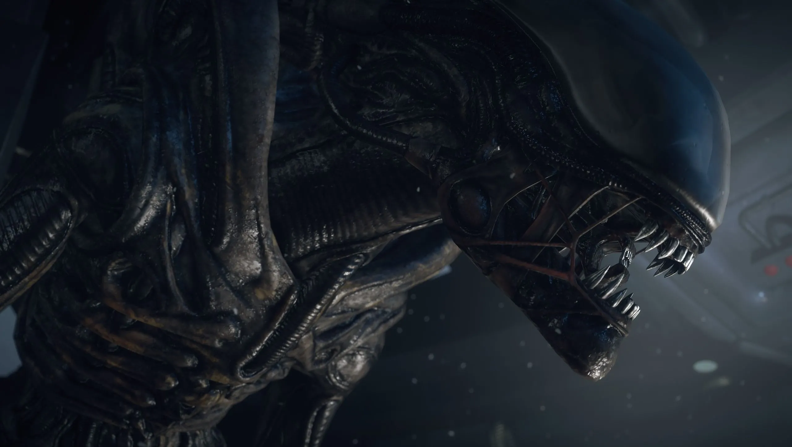 Xenomorph mở hàm trong Alien: Isolation - cảnh rình rập sống chết, game sinh tồn đòi hỏi stealth cao