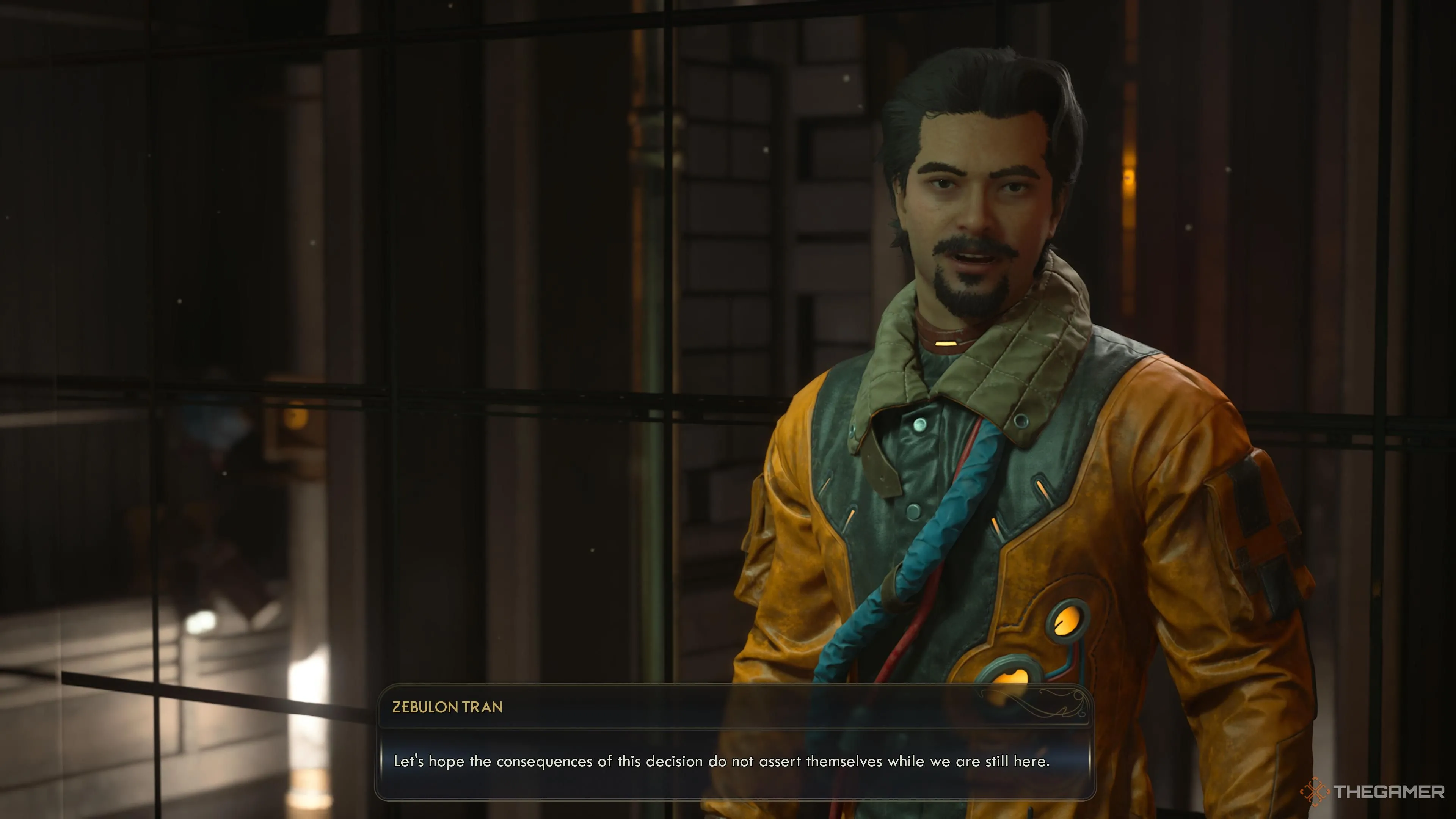 Zeb nài nỉ để những nhân viên tomb được sống trong The Outer Worlds 2